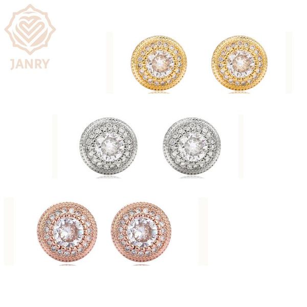 stud janry round full zircon earrings gold rose silver color men women hip hop earring jewelry gifts, Golden;silver
stud janry round full zircon earrings gold rose silver color men women hip hop earring jewelry gifts, Golden;silver