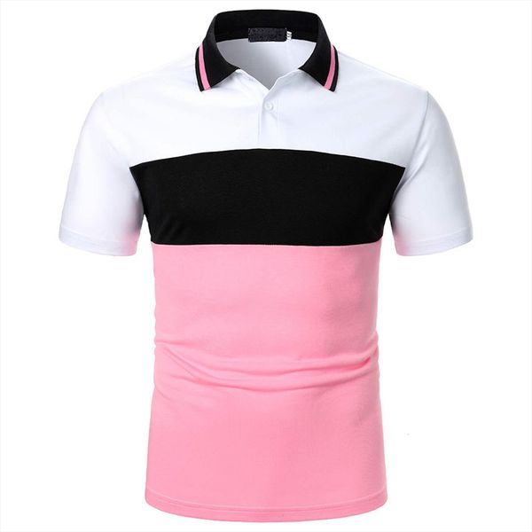 fashion spring and summer mens polo leisure patchwork shirt with lapel short sleeves smart casual slim, White;black
fashion spring and summer mens polo leisure patchwork shirt with lapel short sleeves smart casual slim, White;black