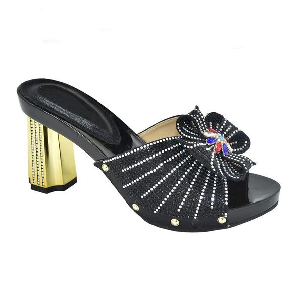 dress shoes arrival italy design women wedding decorated with rhinestone high heels ladies african party slip on, Black
dress shoes arrival italy design women wedding decorated with rhinestone high heels ladies african party slip on, Black