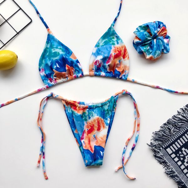new tie dye halter 2021 women swimsuit female swimwear two-pieces bikini set brazilian bather hair ring bathing suit swimin
new tie dye halter 2021 women swimsuit female swimwear two-pieces bikini set brazilian bather hair ring bathing suit swimin