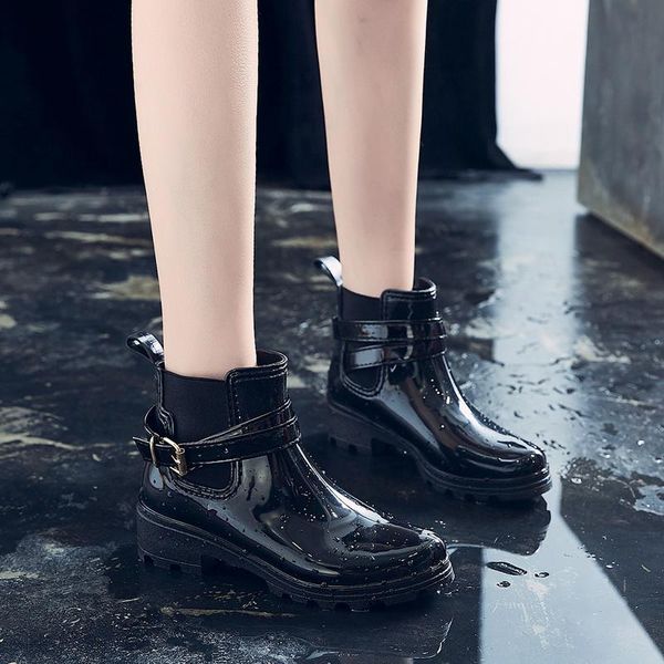 boots motorcycle women's mirrored leather oversized ankle low thick heel shoes belt buckle roman booties, Black
boots motorcycle women's mirrored leather oversized ankle low thick heel shoes belt buckle roman booties, Black