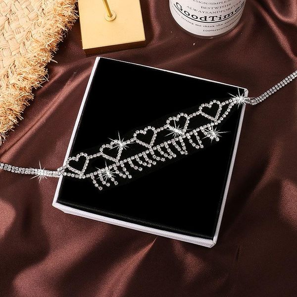 chokers lovelink vintage fashion zircon heart-shape multilevel chain pendant necklaces for women necklace female boho jewelry gift, Golden;silver
chokers lovelink vintage fashion zircon heart-shape multilevel chain pendant necklaces for women necklace female boho jewelry gift, Golden;silver