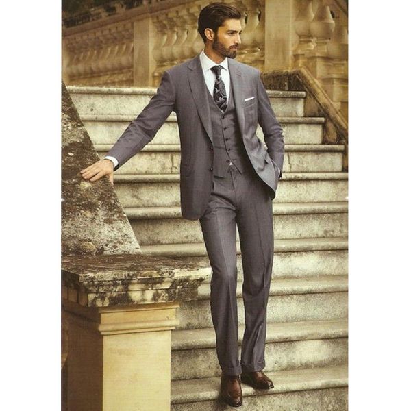 vew 2022 business men's fit suits retro brown formal suit custom jacket pants vest, White;black
vew 2022 business men's fit suits retro brown formal suit custom jacket pants vest, White;black
