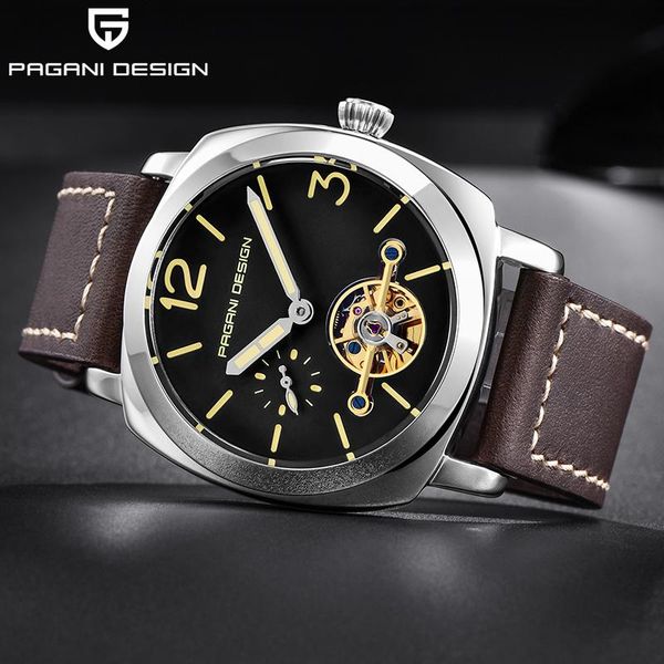 wristwatches pagani design brand tourbillon men mechanical fashion hollow automatic watch waterproof for relogio, Slivery;brown
wristwatches pagani design brand tourbillon men mechanical fashion hollow automatic watch waterproof for relogio, Slivery;brown