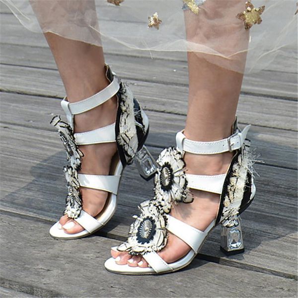 style high heel peep toes sandals sweet rhinestone feather decor female gladiator sandal prom dress shoes, Black
style high heel peep toes sandals sweet rhinestone feather decor female gladiator sandal prom dress shoes, Black