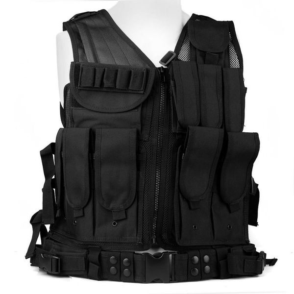 hunting jackets military molle tactical vest plate carrier swat body armor army paintball equipment shooting combat vests, Camo;black
hunting jackets military molle tactical vest plate carrier swat body armor army paintball equipment shooting combat vests, Camo;black