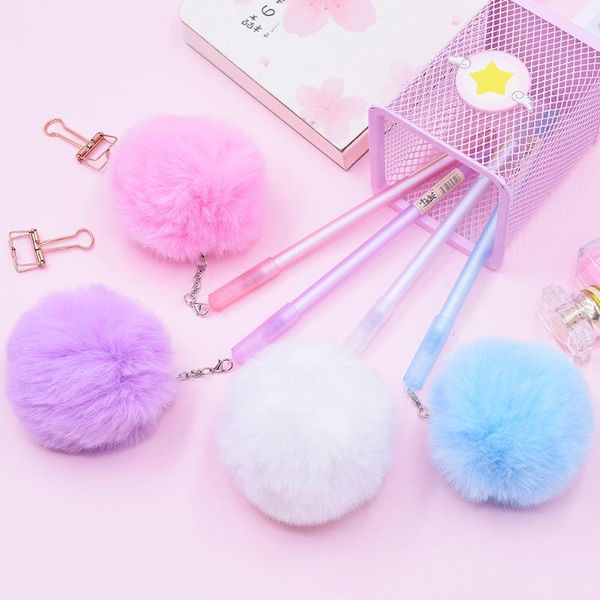 gel pens 30 pcs/lot colorful hairball pendant pen cute 0.5mm black ink neutral school writing supplies promotional gift
gel pens 30 pcs/lot colorful hairball pendant pen cute 0.5mm black ink neutral school writing supplies promotional gift