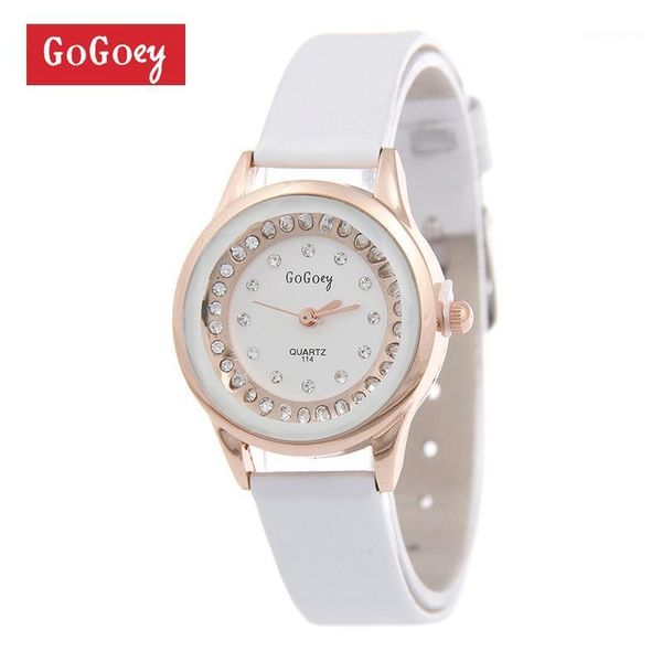 wristwatches s gogoey brand crystal leather watches women fashion casual dress quartz wristwatch relogio feminino 114, Slivery;brown
wristwatches s gogoey brand crystal leather watches women fashion casual dress quartz wristwatch relogio feminino 114, Slivery;brown