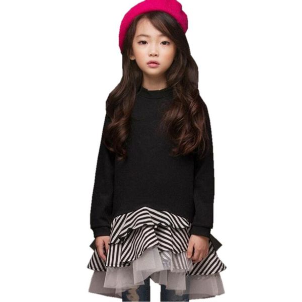girl's dresses long sleeve girls princess dress fall 2021 striped black patchwork kids for girl child shirt toddler teen clothes jw4163, Red;yellow
girl's dresses long sleeve girls princess dress fall 2021 striped black patchwork kids for girl child shirt toddler teen clothes jw4163, Red;yellow