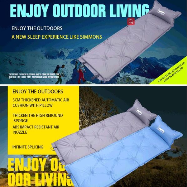 outdoor pads sleeping pad thick inflatable cushion tent camping mats bed mattress picnic mat durable air travel
outdoor pads sleeping pad thick inflatable cushion tent camping mats bed mattress picnic mat durable air travel