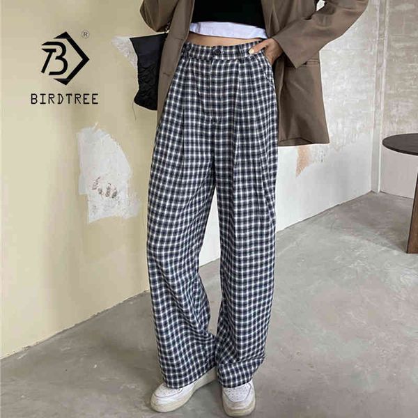 spring women vintage high waist wide leg plaid pants baggy long straight trouser bf oversize autumn casual streetwear b0d81 210430, Black;white
spring women vintage high waist wide leg plaid pants baggy long straight trouser bf oversize autumn casual streetwear b0d81 210430, Black;white