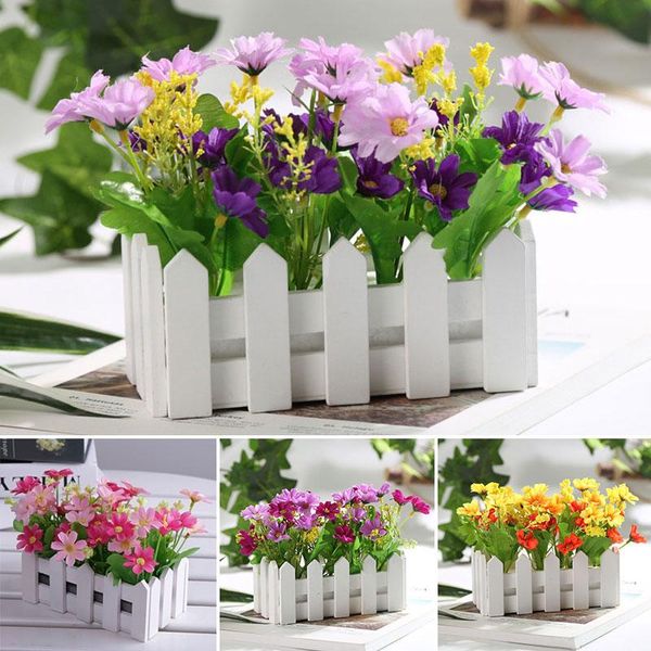 vases fake flower daisy silk artificial flowers+wooden fence vase home decoration basket birthday gift garden decor
vases fake flower daisy silk artificial flowers+wooden fence vase home decoration basket birthday gift garden decor