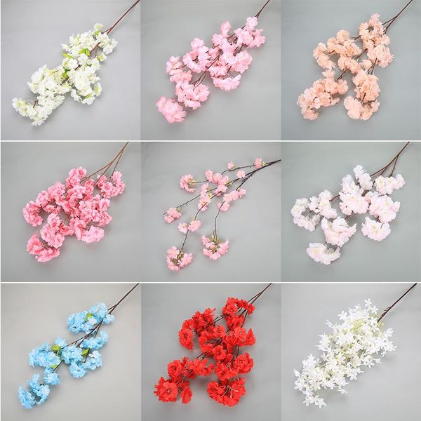 decorative flowers & wreaths 100pcs cherry blossom tree artificial 120cm silk high simulation wedding decoration home decor factory direct s
decorative flowers & wreaths 100pcs cherry blossom tree artificial 120cm silk high simulation wedding decoration home decor factory direct s