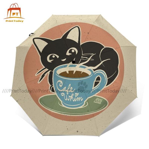 umbrellas black cat umbrella charm anti uv automatic print portable outside 
umbrellas black cat umbrella charm anti uv automatic print portable outside