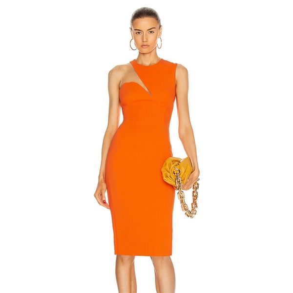 women designer lace mesh orange black tank bandage dress ladies elegant celebrity bodycon party vestido 210527, Black;gray
women designer lace mesh orange black tank bandage dress ladies elegant celebrity bodycon party vestido 210527, Black;gray