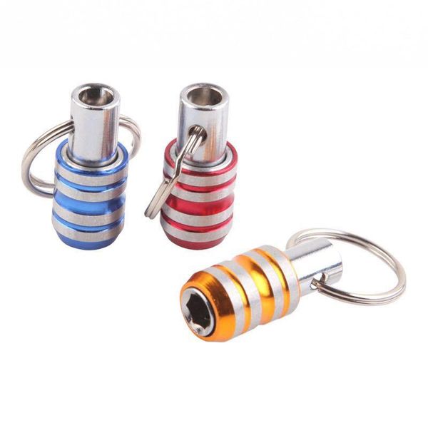 hand tools stainless steel socket extension rod tool combination 1/4 batch head quick change sleeve keychain hardware