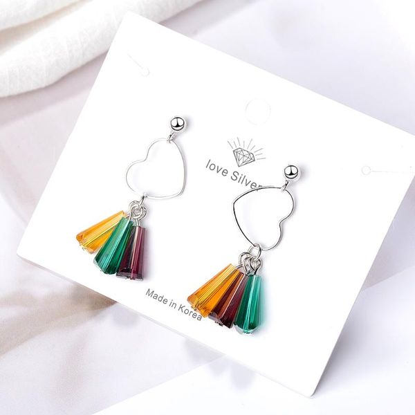 dangle & chandelier heart earrings for women 2021 trendy artificial crystal drop girls personality simple fashion jewelry ladies gifts, Silver
dangle & chandelier heart earrings for women 2021 trendy artificial crystal drop girls personality simple fashion jewelry ladies gifts, Silver