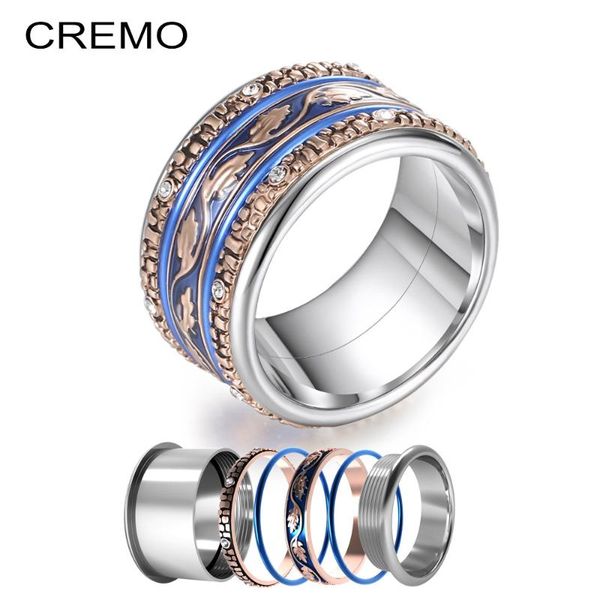cluster rings cremo boho stackable arctic symphony collection vintage layer ring stainless steel anillos mujer box, Golden;silver
cluster rings cremo boho stackable arctic symphony collection vintage layer ring stainless steel anillos mujer box, Golden;silver