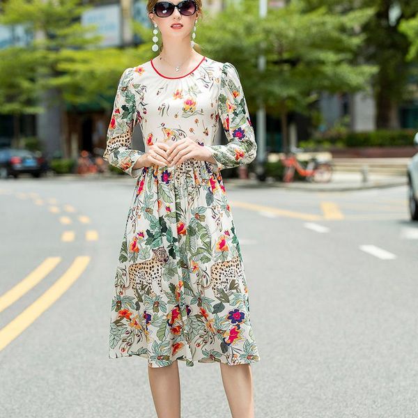 bohemian retro print elegant temperament slim fit long sleeve round neck mid-length dress women's autumn style casual dresses, Black;gray
bohemian retro print elegant temperament slim fit long sleeve round neck mid-length dress women's autumn style casual dresses, Black;gray