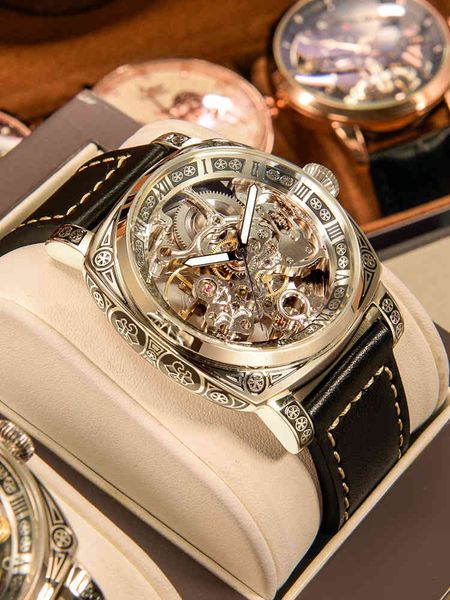 authentic brand carved watches fully automatic men watches hollowed seagull mechanical luxury man watch reloj hombre, Slivery;brown
authentic brand carved watches fully automatic men watches hollowed seagull mechanical luxury man watch reloj hombre, Slivery;brown