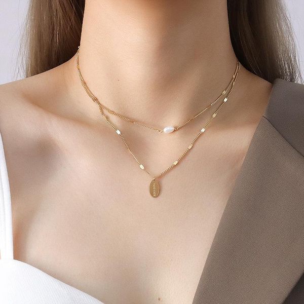 pendant necklaces oval brand freshwater pearl multilayer pendants collars women accessories stainless steel gold color necklace wedding, Silver
pendant necklaces oval brand freshwater pearl multilayer pendants collars women accessories stainless steel gold color necklace wedding, Silver