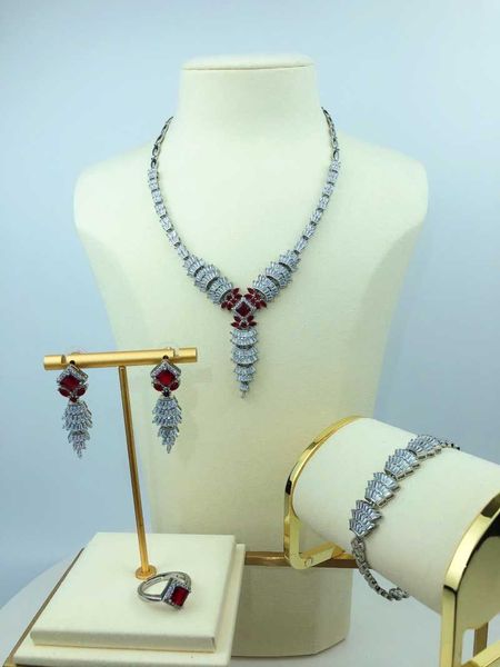 earrings & necklace luxury american cubic zirconia bracelet earring ring wedding jewelry sets bridal accessories for women jeweleryg0006, Silver
earrings & necklace luxury american cubic zirconia bracelet earring ring wedding jewelry sets bridal accessories for women jeweleryg0006, Silver