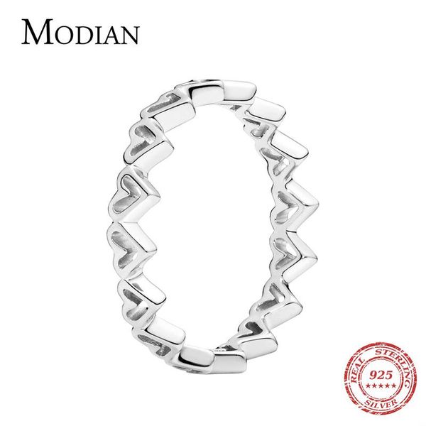 cluster rings modian irregular hearts stackable finger ring fashion 925 sterling silver simple delicate for women romantic fine jewelry, Golden;silver
cluster rings modian irregular hearts stackable finger ring fashion 925 sterling silver simple delicate for women romantic fine jewelry, Golden;silver