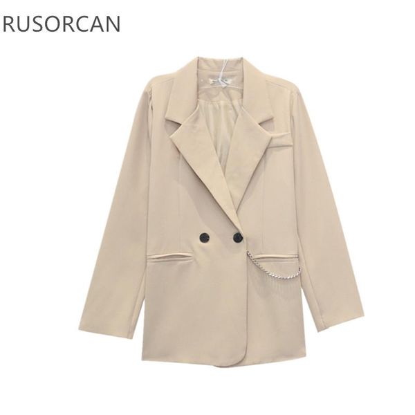 women's suits & blazers spring and autumn suit jacket 2021 korean version of thin solid color fashion chain design sense net red casual, White;black
women's suits & blazers spring and autumn suit jacket 2021 korean version of thin solid color fashion chain design sense net red casual, White;black