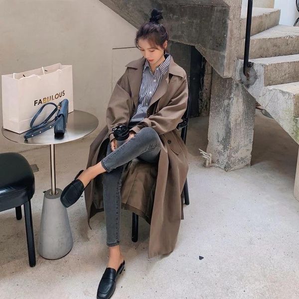 women's trench coats y2k women all-match spring fashion leisure elegant temperament work wear aesthetic retro chic tunic outwear mujer, Tan;black
women's trench coats y2k women all-match spring fashion leisure elegant temperament work wear aesthetic retro chic tunic outwear mujer, Tan;black