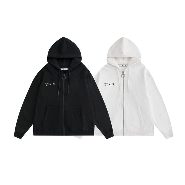 new and winter 2021 autumn off classic small label silicone three-dimensional zipper hoodie jacket batch, Black
new and winter 2021 autumn off classic small label silicone three-dimensional zipper hoodie jacket batch, Black