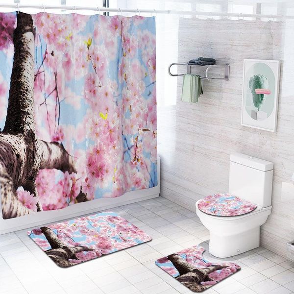 bath mats and waterproof shower curtain set 4pcs bathroom toilet carpet rugs non slip absorbent water mat foot pad
bath mats and waterproof shower curtain set 4pcs bathroom toilet carpet rugs non slip absorbent water mat foot pad