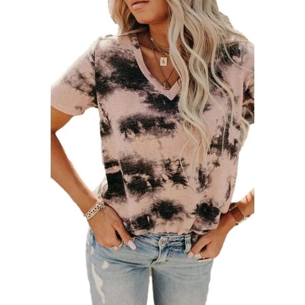 summer female t-shirt v-neck short sleeve printed ladies tie dye casual oversized shirts for women 2021 fashion classic women's, White
summer female t-shirt v-neck short sleeve printed ladies tie dye casual oversized shirts for women 2021 fashion classic women's, White