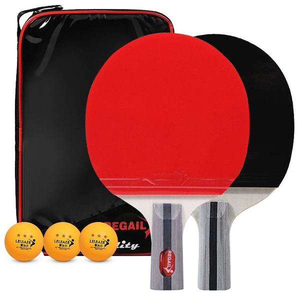 table tennis raquets quality 2pcs bat racket in long short handle pong paddle set with bag 3 balls training accessories
table tennis raquets quality 2pcs bat racket in long short handle pong paddle set with bag 3 balls training accessories