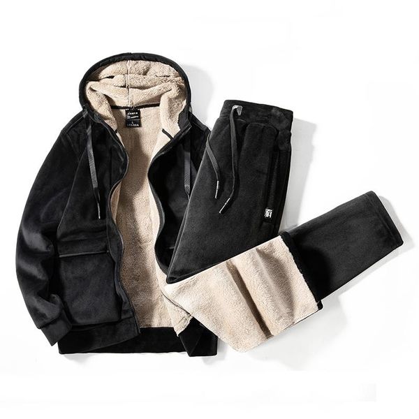 men's tracksuits 2021 men winter fleece hooded sets mens warm hoodies+pants man hoody sweatshirt sportswear male thick sweatsuit l 8xl, Gray
men's tracksuits 2021 men winter fleece hooded sets mens warm hoodies+pants man hoody sweatshirt sportswear male thick sweatsuit l 8xl, Gray