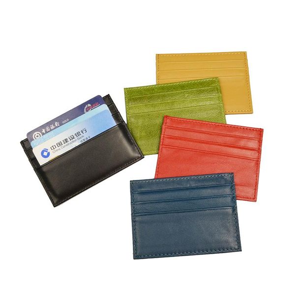 card holders vintage colorful smooth cow leather business holder 7 pockets men's flat wide id wallet case, Brown;gray
card holders vintage colorful smooth cow leather business holder 7 pockets men's flat wide id wallet case, Brown;gray