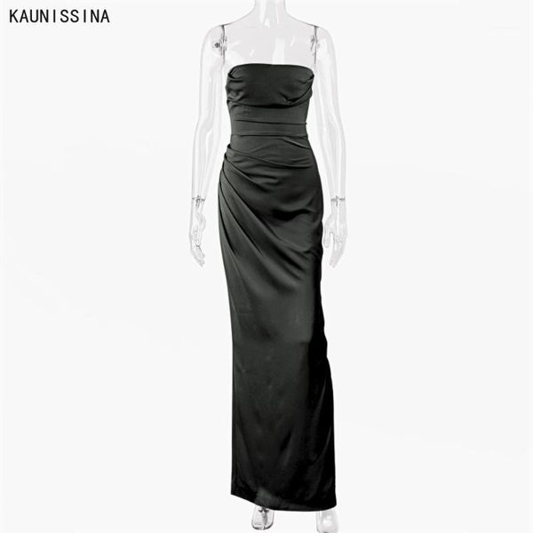 casual dresses strapless dress silk satin off shoulder summer long party vestidos ladies streetwear backless club, Black;gray
casual dresses strapless dress silk satin off shoulder summer long party vestidos ladies streetwear backless club, Black;gray