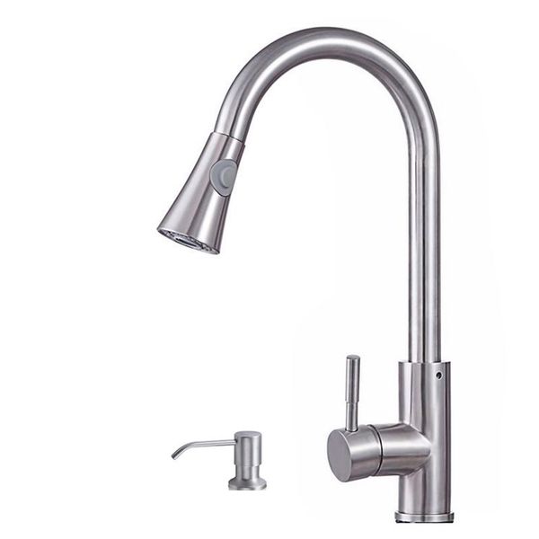 kitchen faucets 2-jet faucet pull-out spray stainless steel with shower mixer tap sink soap dispenser
kitchen faucets 2-jet faucet pull-out spray stainless steel with shower mixer tap sink soap dispenser