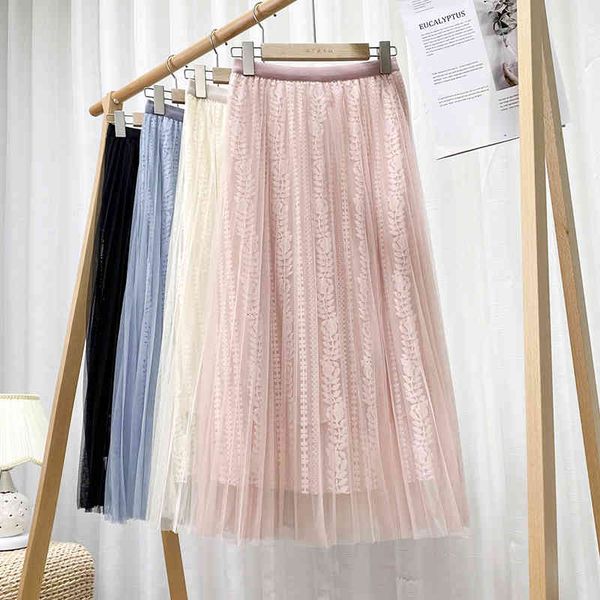 skirt voile 3 layers pleated women elastic high waist long spring summer mesh thin swing fairy, Black
skirt voile 3 layers pleated women elastic high waist long spring summer mesh thin swing fairy, Black