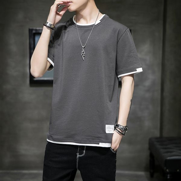 men's t shirts short sleeve 2021 summer cotton wear loose trend half base, White;black
men's t shirts short sleeve 2021 summer cotton wear loose trend half base, White;black