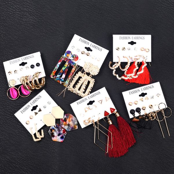 kimter hoops dangle earring set for women simple cute stud fashion tassels leopard earrings acrylic seashell party gifts c47fz, Silver
kimter hoops dangle earring set for women simple cute stud fashion tassels leopard earrings acrylic seashell party gifts c47fz, Silver
