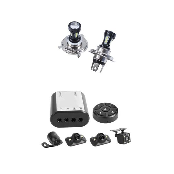 car headlights 2 pcs h4 motorcycle 3030 led headlight & 1 set panoramic bird view system 4 camera
car headlights 2 pcs h4 motorcycle 3030 led headlight & 1 set panoramic bird view system 4 camera