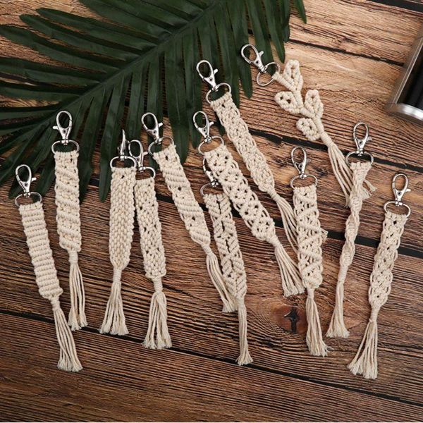 macrame keychain tassel key chain handmade keychains boyfriend gift girl cute bag charm ring, Silver
macrame keychain tassel key chain handmade keychains boyfriend gift girl cute bag charm ring, Silver