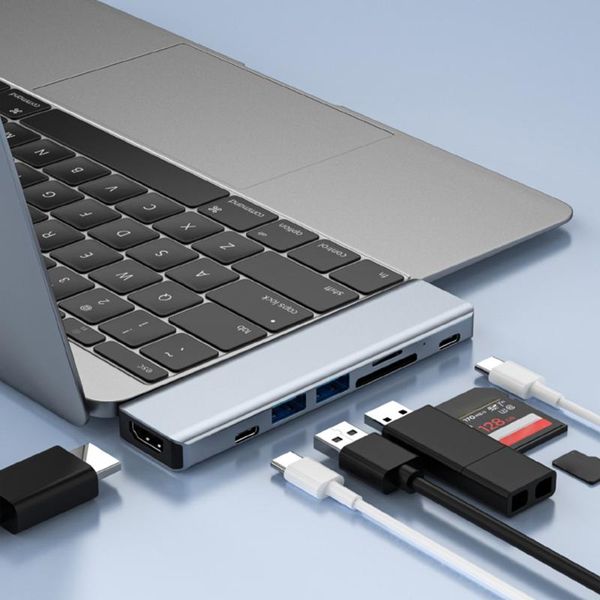 hubs usb c hub adapter usb3.0 high-speed transmission 7-port splitter 1 to 7 usb2.0 multi-port for notebook desktop
hubs usb c hub adapter usb3.0 high-speed transmission 7-port splitter 1 to 7 usb2.0 multi-port for notebook desktop