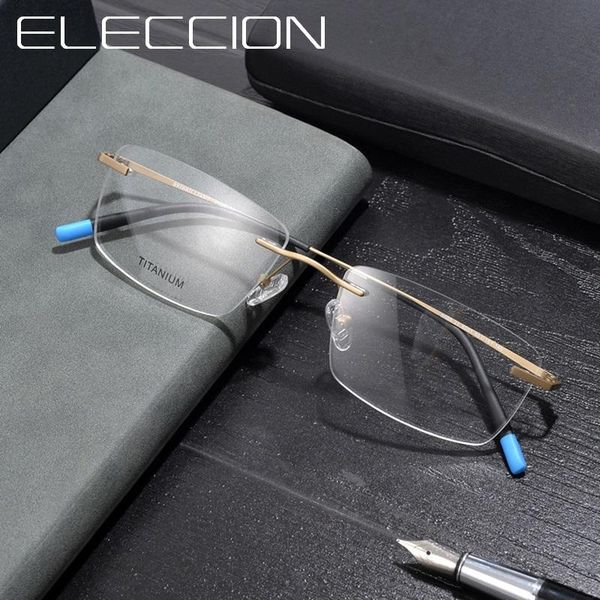 fashion sunglasses frames eleccion brand prue titanium optical frame rimless glasses men and women eyeglasses clear lens matte black
fashion sunglasses frames eleccion brand prue titanium optical frame rimless glasses men and women eyeglasses clear lens matte black