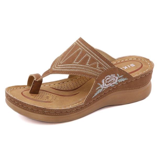 sandals bohemian women's summer casual breathable slip-on slippers ladies soft wedges plus size shoes female beach, Black
sandals bohemian women's summer casual breathable slip-on slippers ladies soft wedges plus size shoes female beach, Black