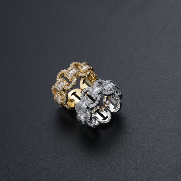 hip hop iced out with side stones ring punk link chain finger rings for men women silver color zircon jewelry
hip hop iced out with side stones ring punk link chain finger rings for men women silver color zircon jewelry