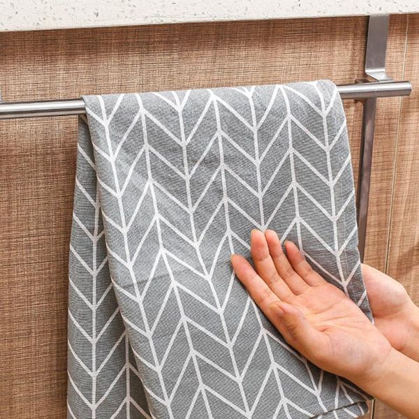 hooks & rails towel rack over door bar hanging holder stainless steel bathroom kitchen cabinet rag shelf hanger 1pc
hooks & rails towel rack over door bar hanging holder stainless steel bathroom kitchen cabinet rag shelf hanger 1pc
