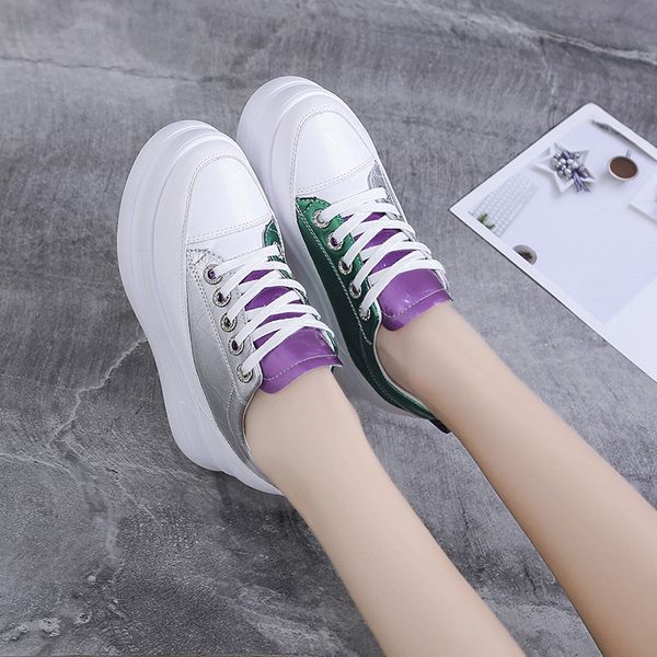 Women Platform Chunky Sneakers 2021 Spring Designers Fashion Lace Up Casual Shoes Woman Breathable Old Dad Shoes Ladies Purple, Blue
Women Platform Chunky Sneakers 2021 Spring Designers Fashion Lace Up Casual Shoes Woman Breathable Old Dad Shoes Ladies Purple, Blue