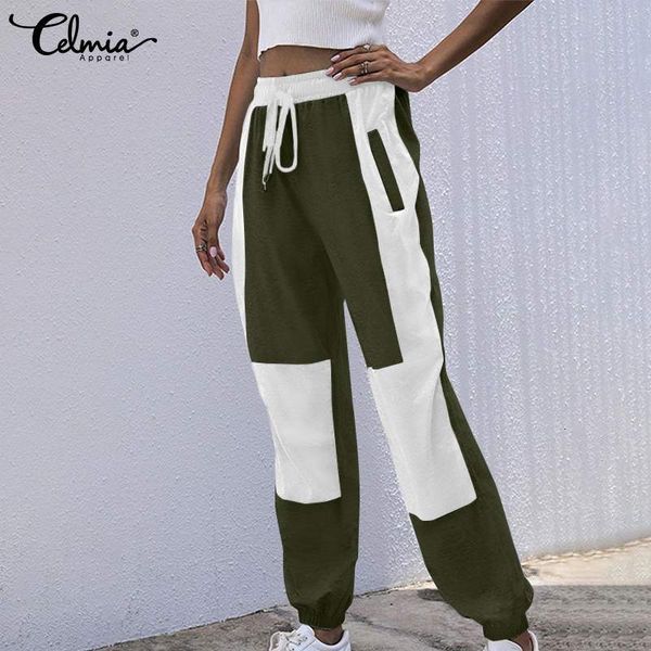 capris 2021 fashion sweatpants celmia women casual trousers color patchwork drawstring loose long pantalon chic streetwear pants 5xl, Black;white
capris 2021 fashion sweatpants celmia women casual trousers color patchwork drawstring loose long pantalon chic streetwear pants 5xl, Black;white