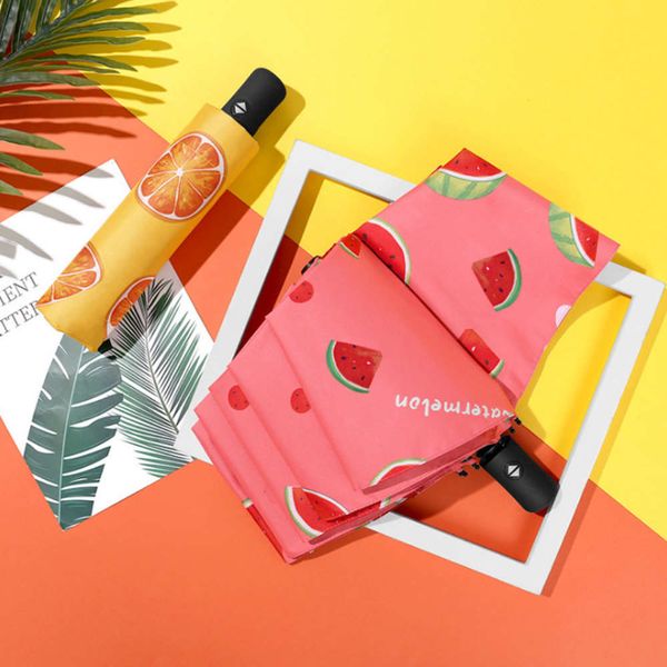 three fold fruit sunny umbrella portable folding sunshade black glue sunscreen ultraviolet
three fold fruit sunny umbrella portable folding sunshade black glue sunscreen ultraviolet